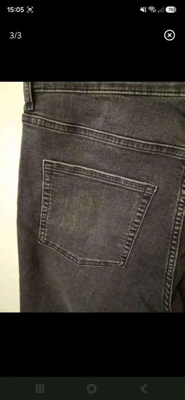 Jeans negros ajustados para mujer - 3