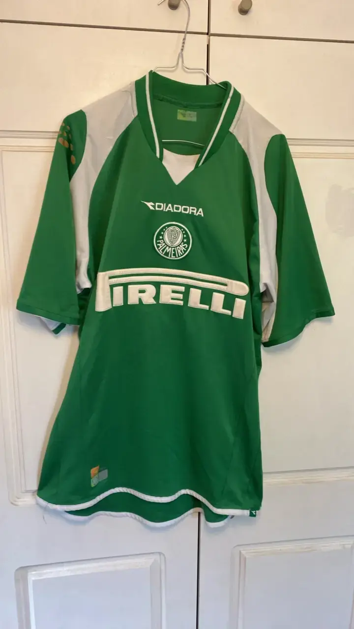 Camiseta Palmeiras Diadora verde talla XL