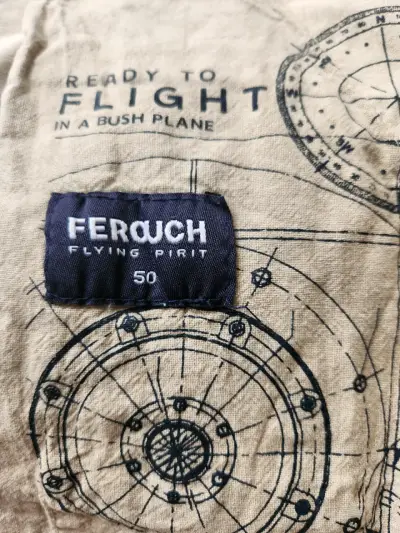 Short Bermudas beige para hombre Ferouch talla 50 - miniatura 3