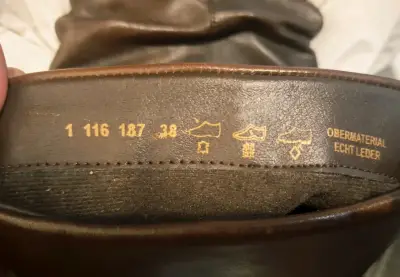 Botas de cuero marrón para mujer - miniatura 3