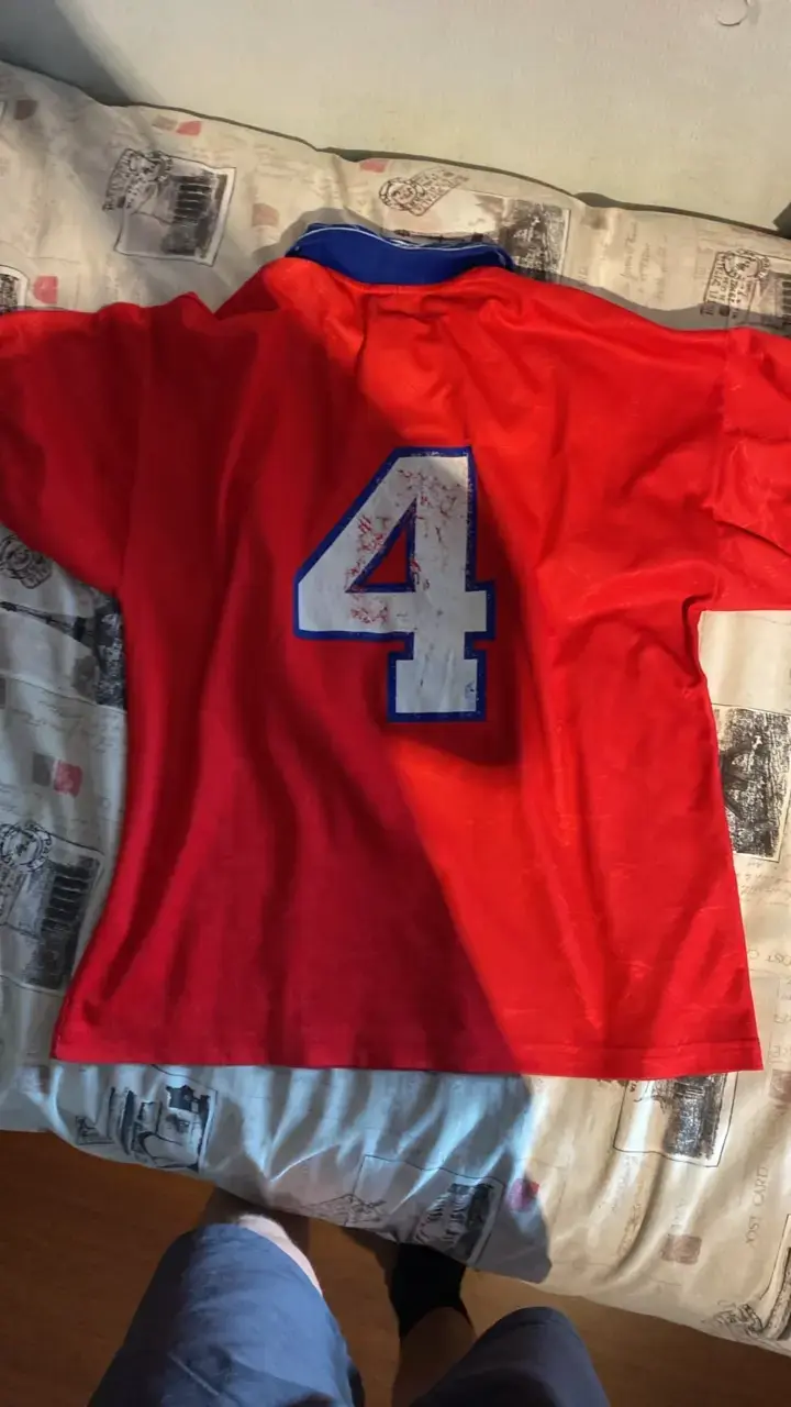 Camiseta Roja Selección Chile Reebok Número 4 - 2