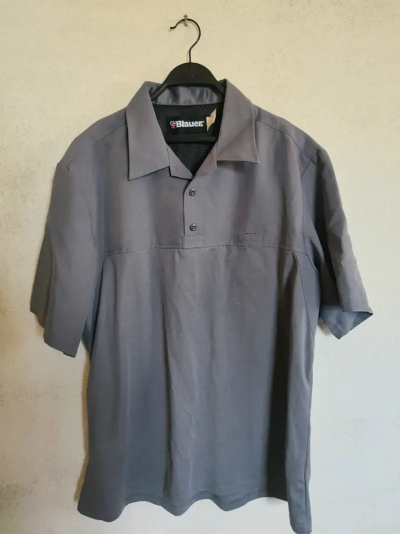 Camisa gris de hombre Blauer con cuello