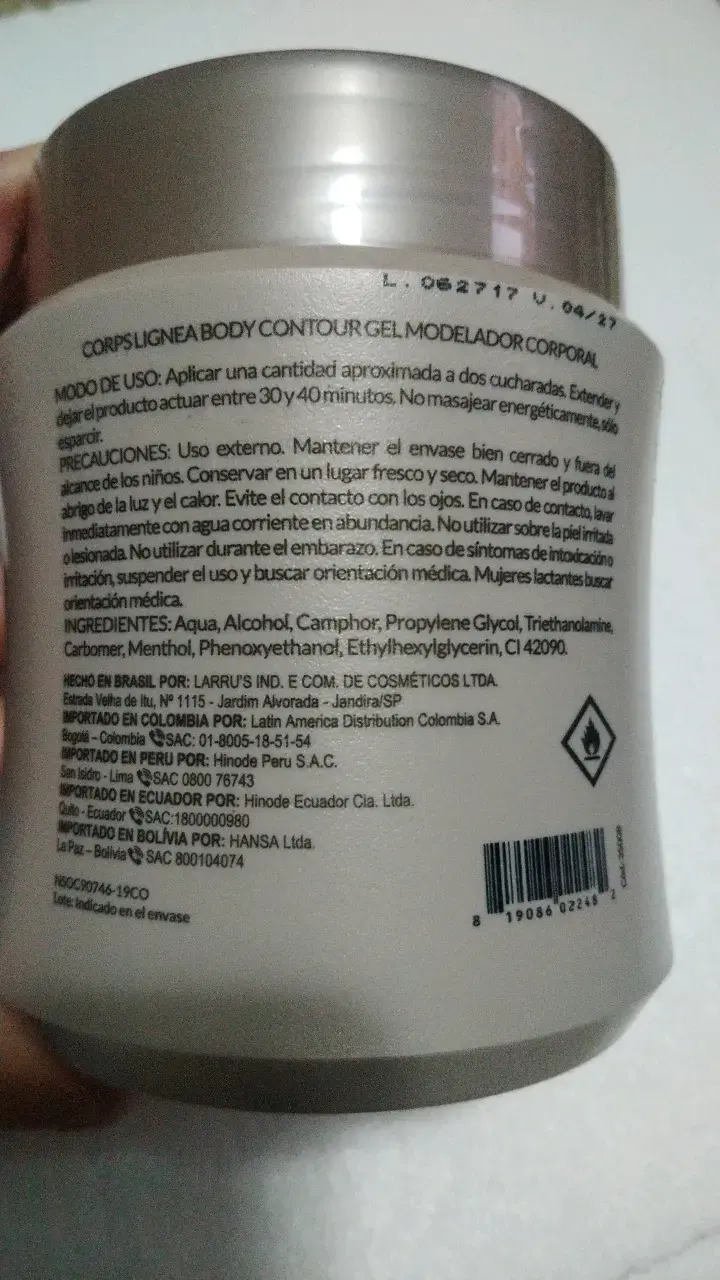 Gel modelador corporal Corps Lignea 500g - 2