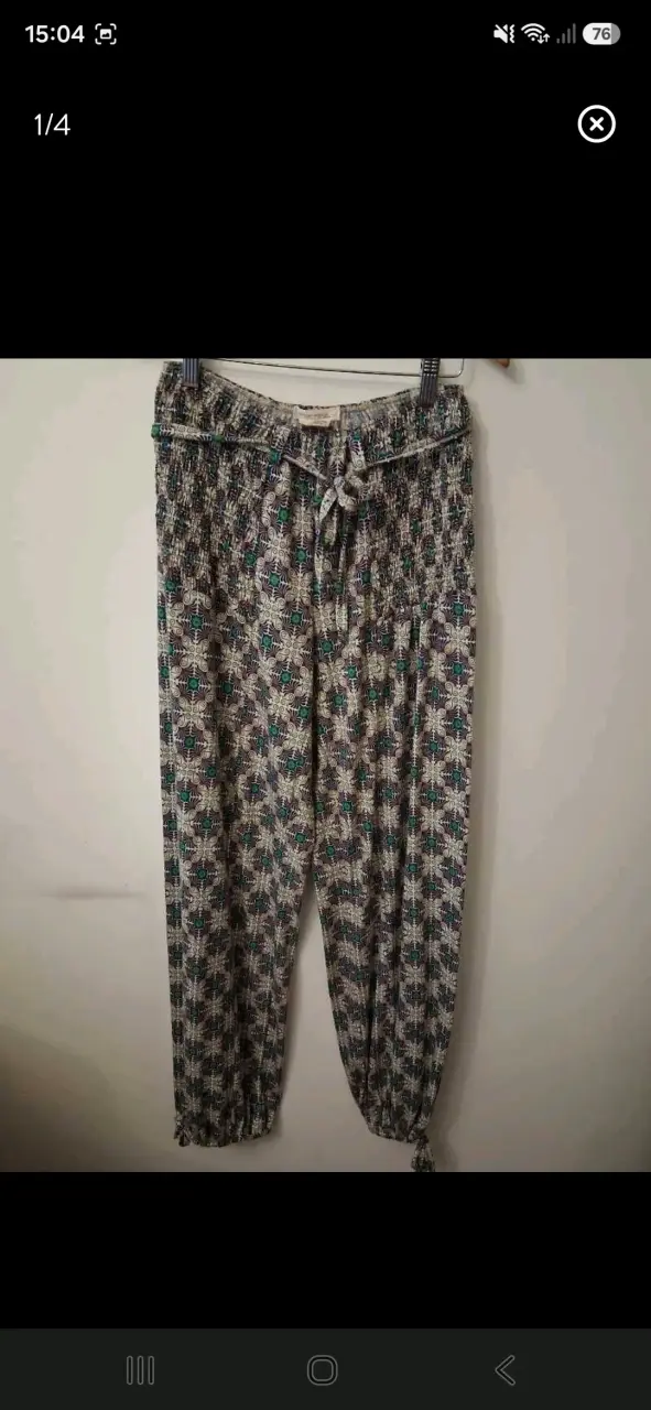 Bombachos estampados con lazo ajustable