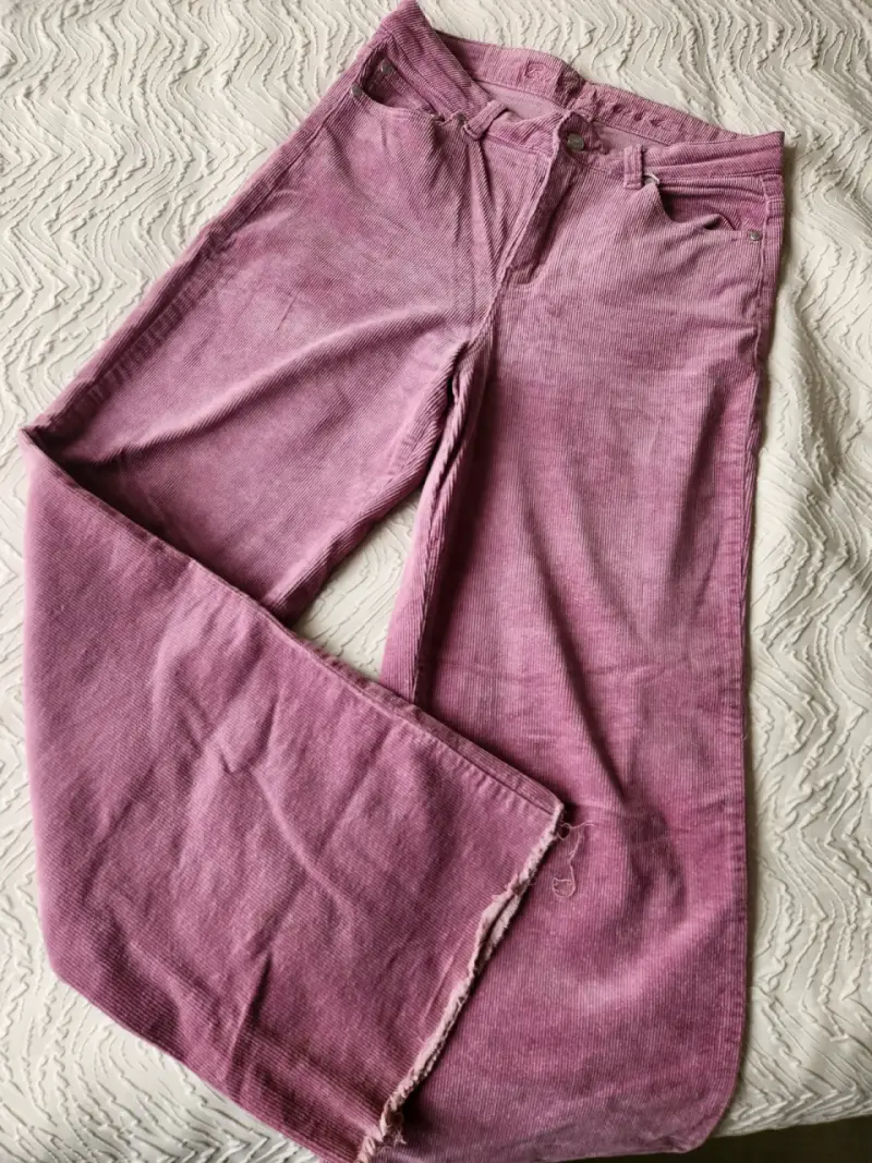 Pantalones rosados mujer