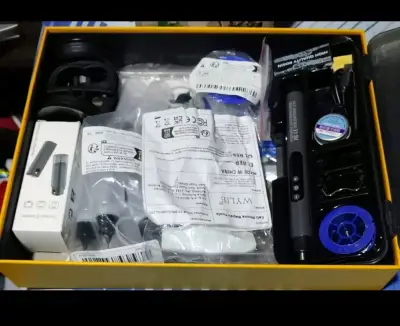 Kit de Herramientas con Lupa LED y Soporte para Soldar - miniatura 1