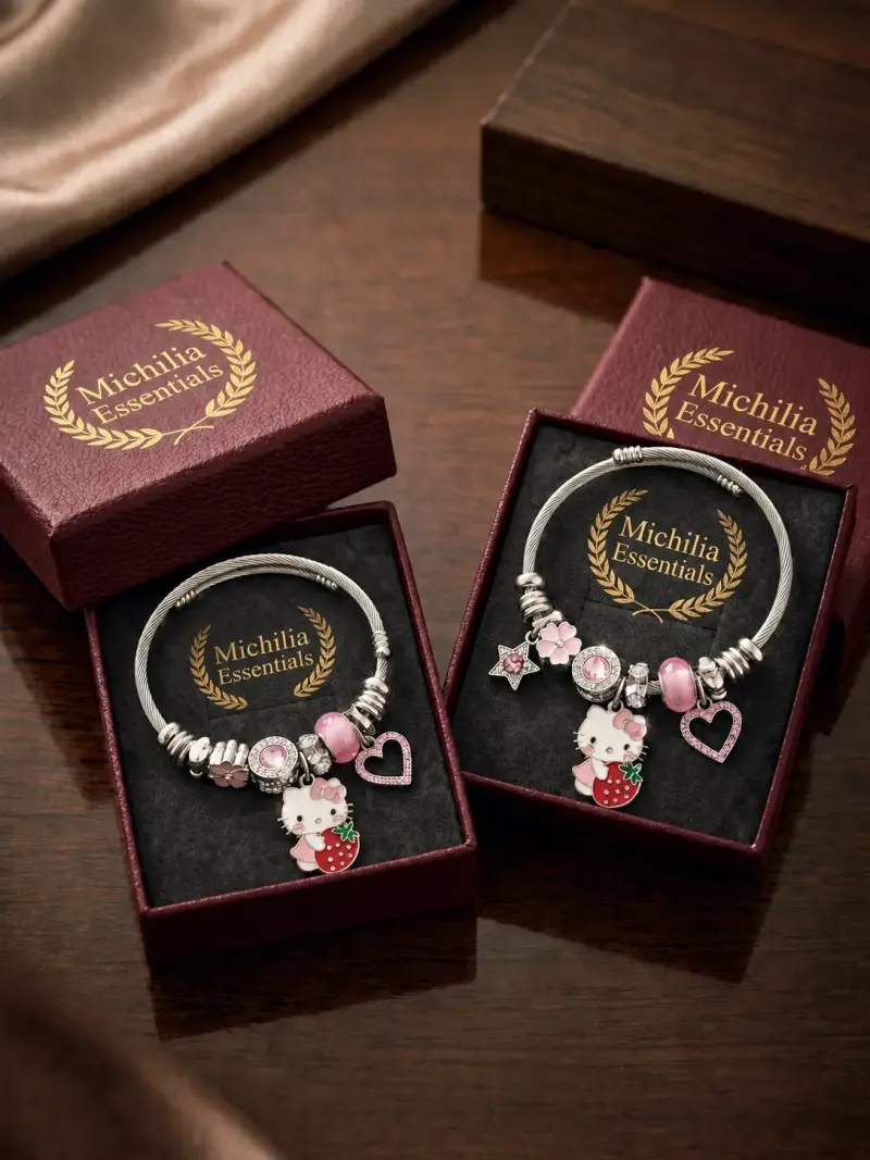 Pulseras Charm Hello Kitty