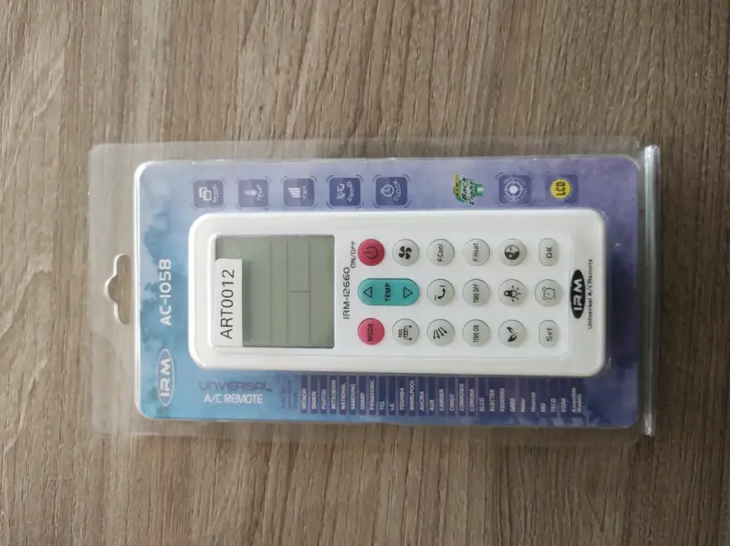 Control remoto universal para aire acondicionado IRM