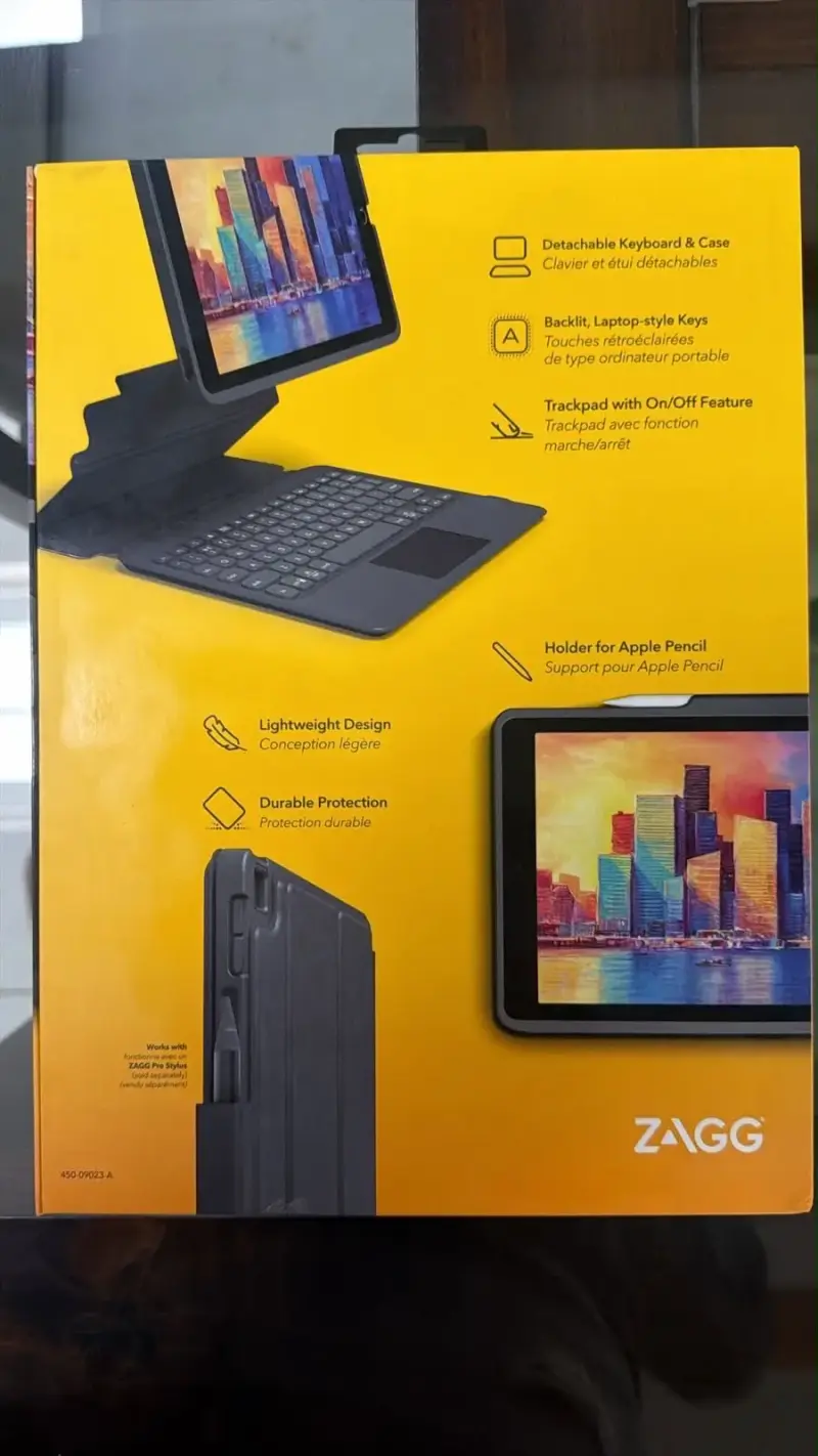 Teclado Zagg Pro Keys con Trackpad para iPad 8va Generación - 2