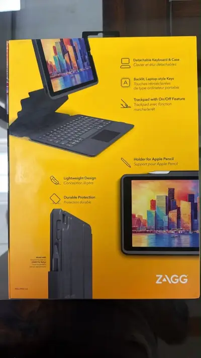 Teclado Zagg Pro Keys con Trackpad para iPad 8va Generación - miniatura 2