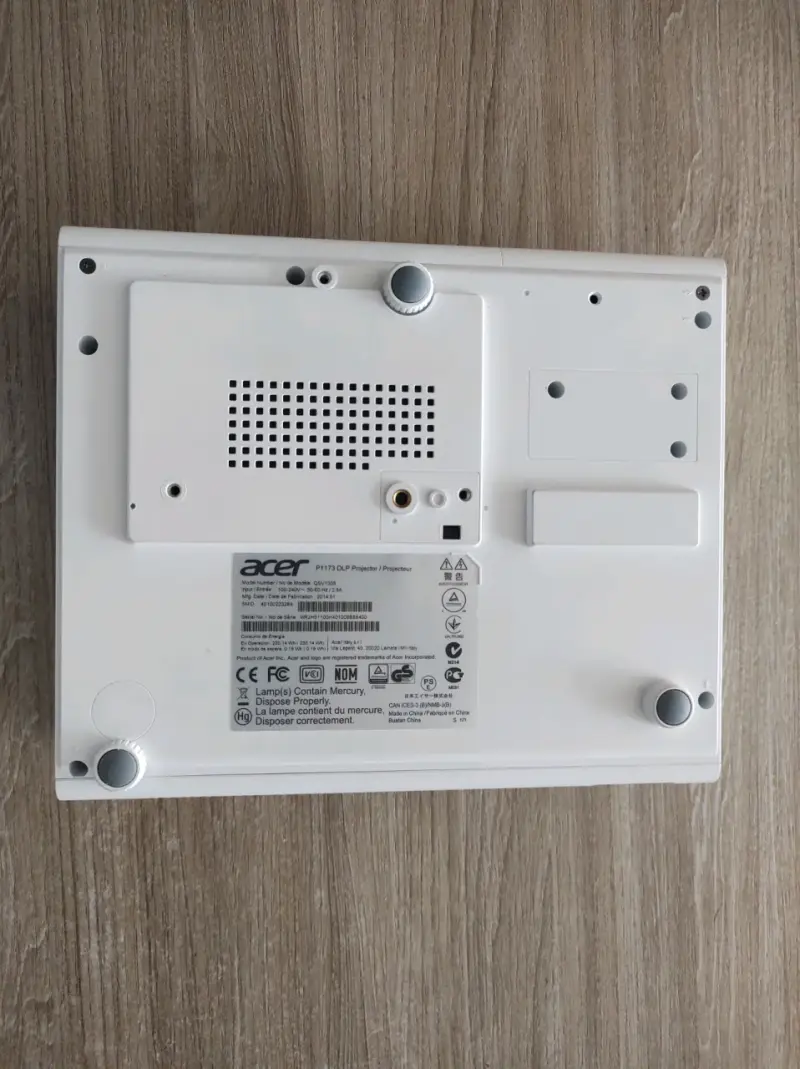 Proyector Acer P1173 DLP HDMI 3D Ready - 4