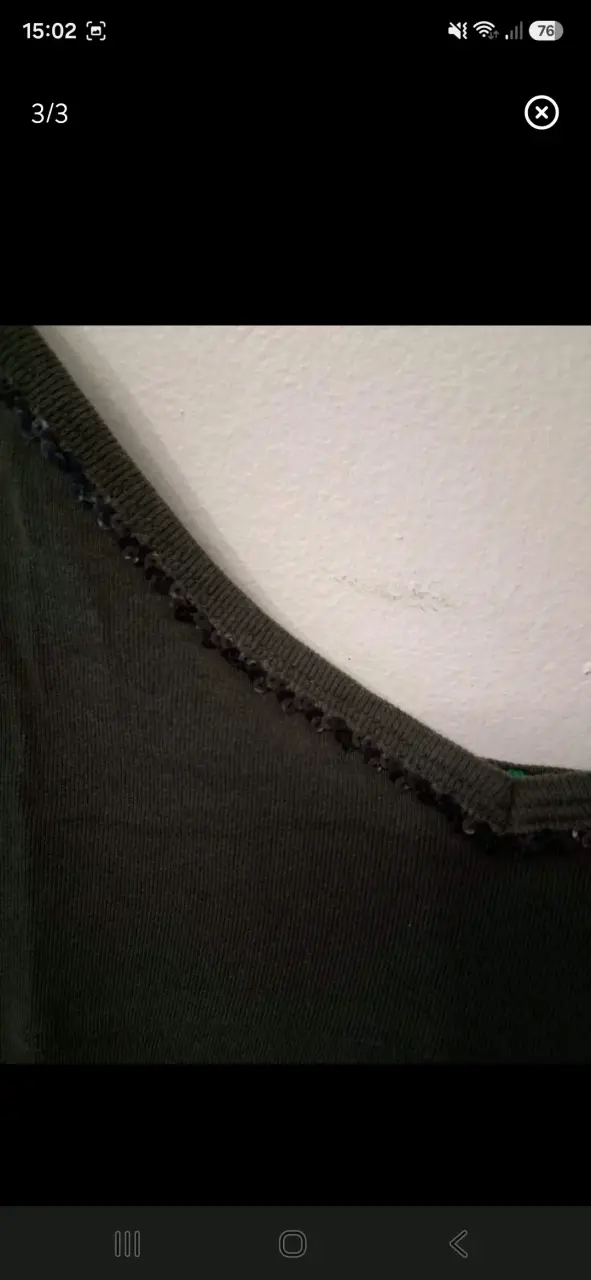 Polera sin mangas verde militar, para mujer - 3