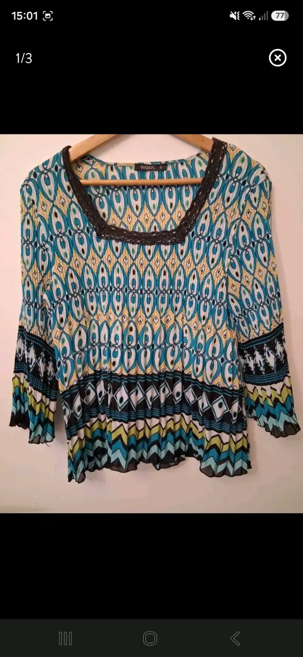 Blusa estampada multicolor Wados talla S
