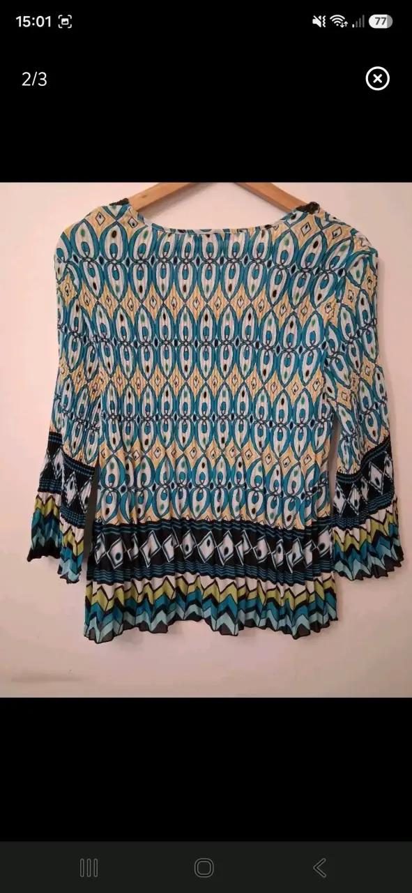 Blusa estampada multicolor Wados talla S - 2