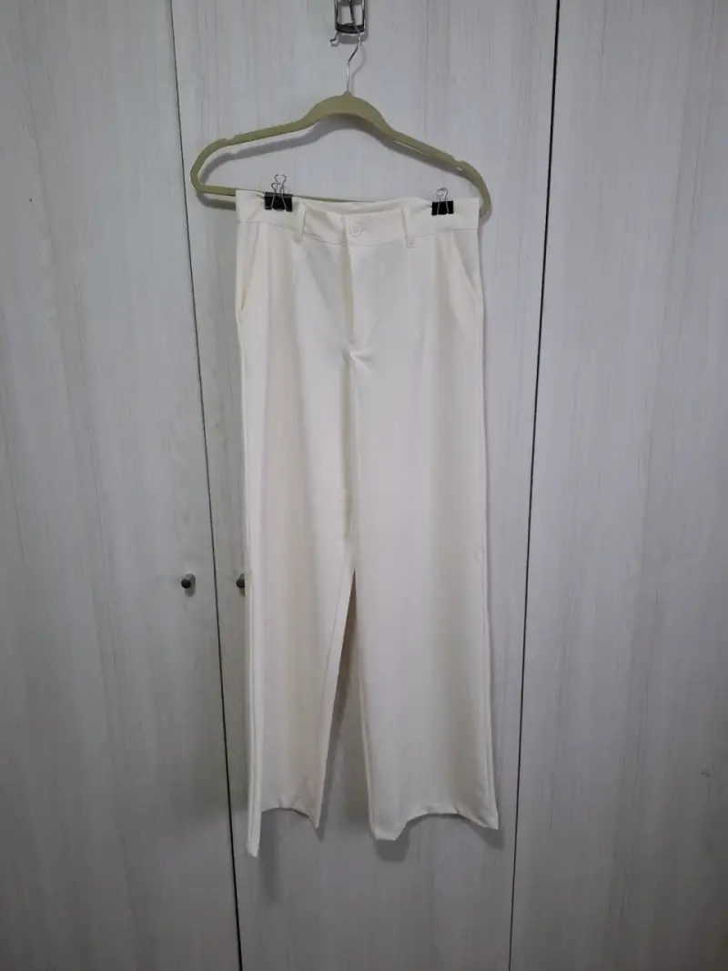 Pantalones blanco- talla 40 - 1