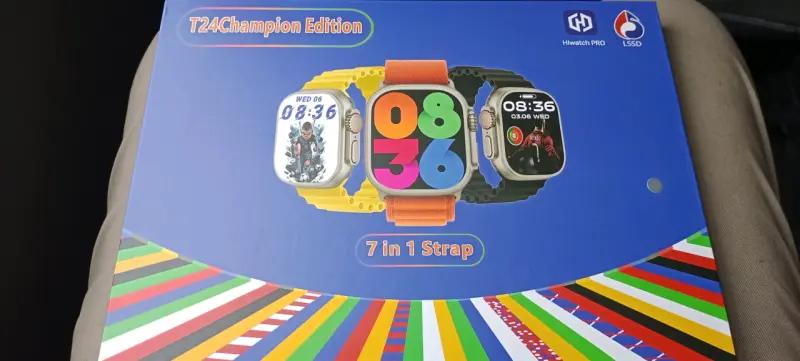 Smartwatch T24 Champion Edition con correas intercambiables