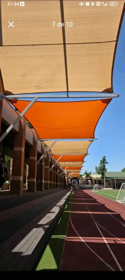 Toldo de Sombra  rectangular para Jardín 95% Bloqu - miniatura 4