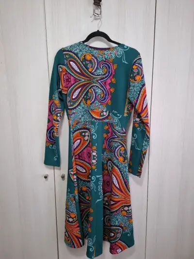 Vestido largo multicolor- Talla L - miniatura 4