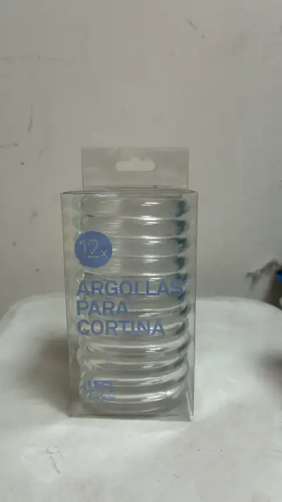 Argollas para cortina de baño Casaideas - miniatura 1