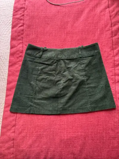 Minifalda de cotele delgado H&M - miniatura 1