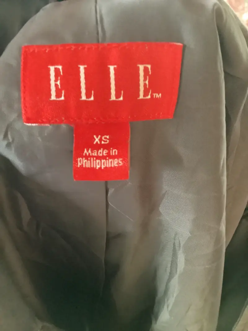 Chaqueta gris corta de mujer Elle - 4