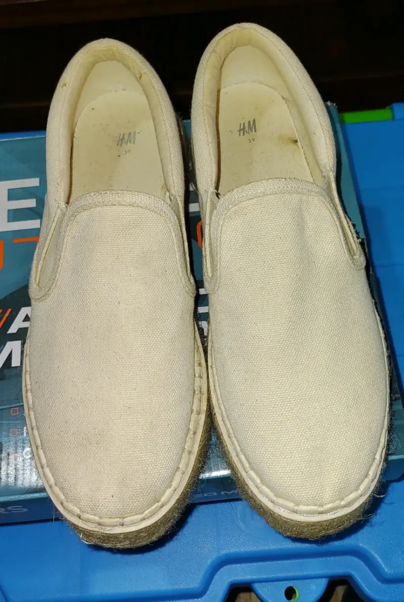 Zapatos de lona beige H&M talla 39 - 1