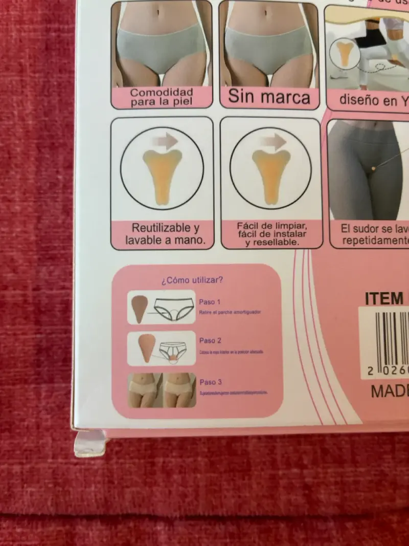 Parche silicona anti marcas íntimas - 3