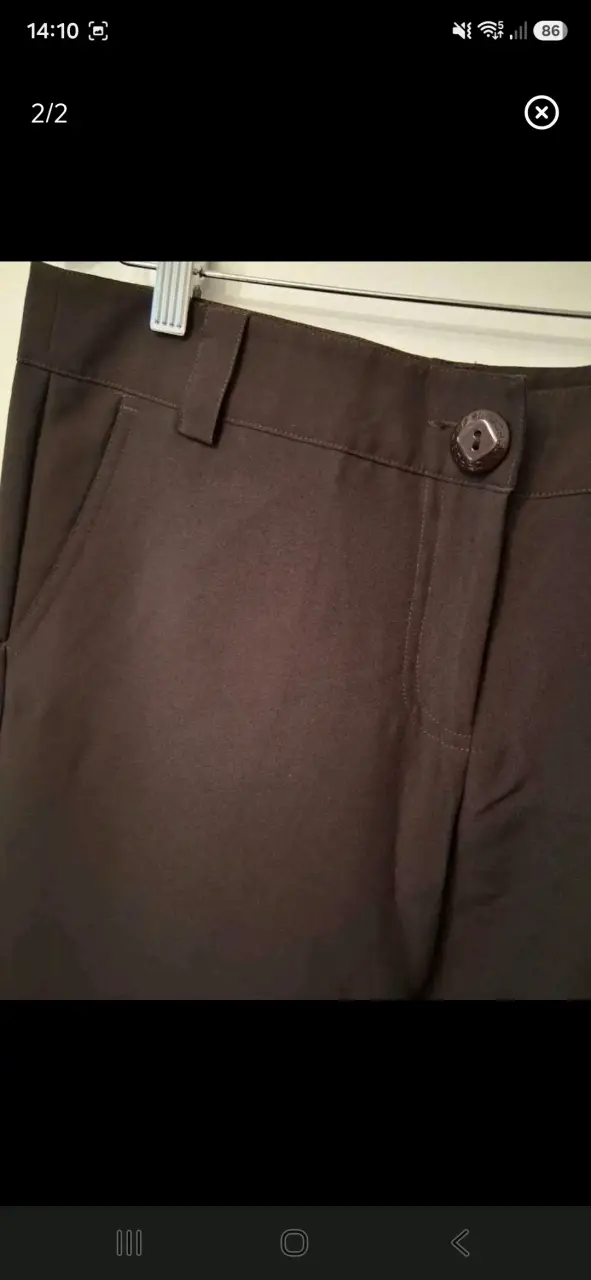 Pantalones de vestir marrones para mujer - 2