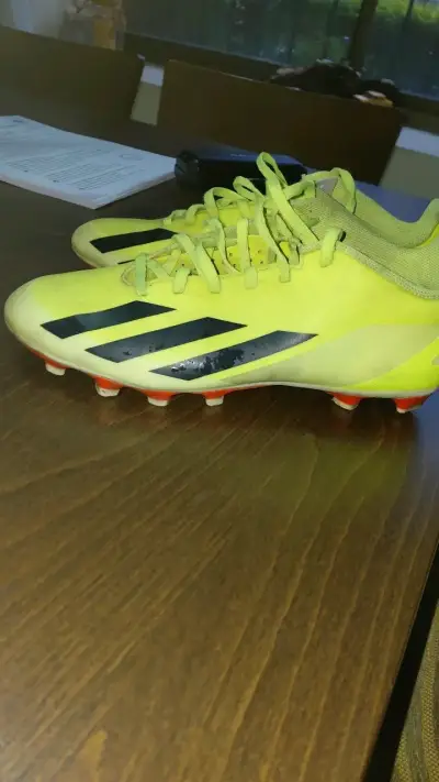 Zapatillas de futbol amarillas Adidas Crazyfast - miniatura 3