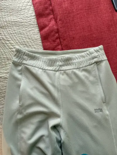 Pantalon mujer deportivo Melly Mood gris claro - miniatura 1