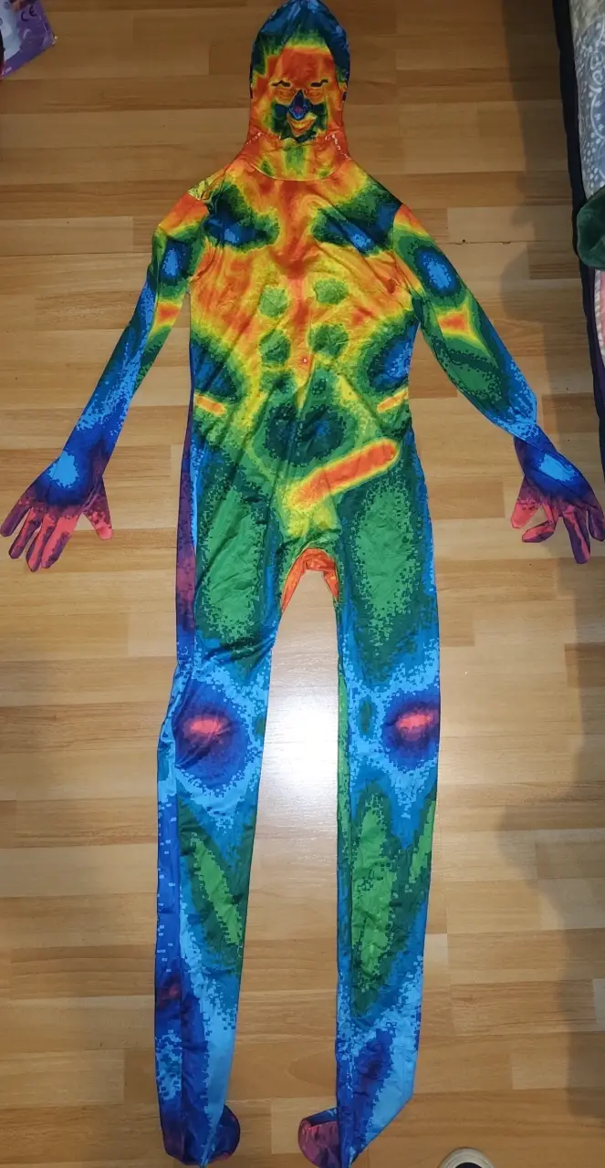 Disfraz de cuerpo completo térmico multicolor S - 3