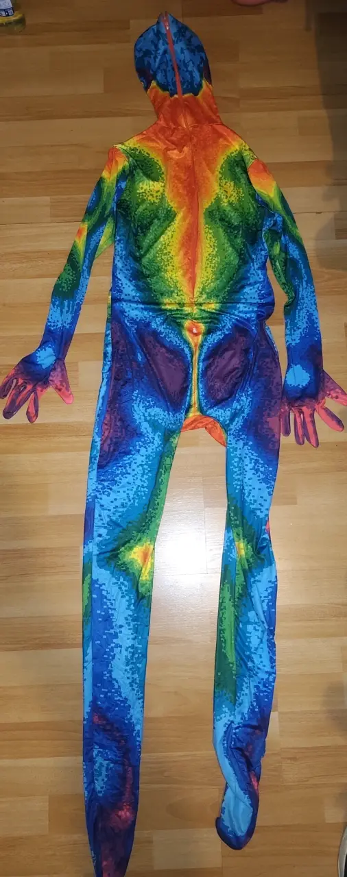 Disfraz de cuerpo completo térmico multicolor S - 4