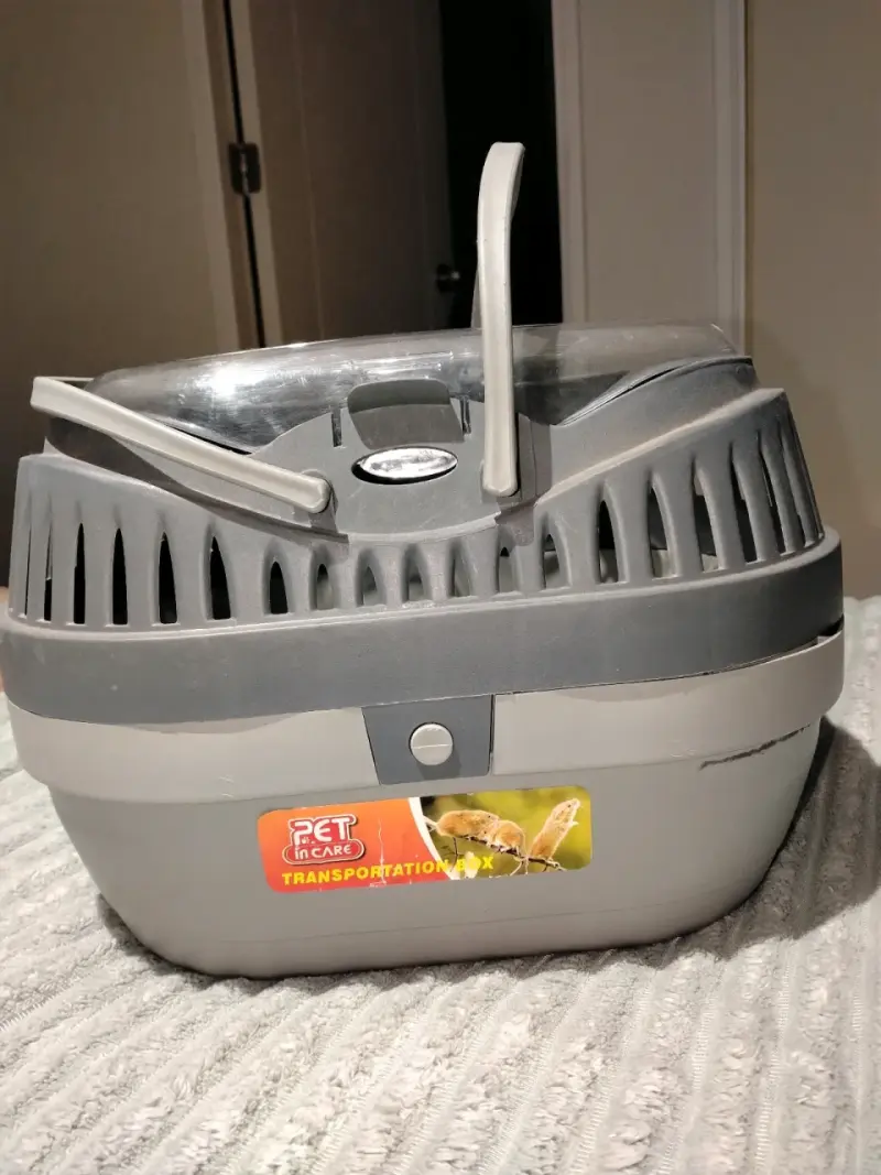Transportadora de mascotas Pet in Care gris