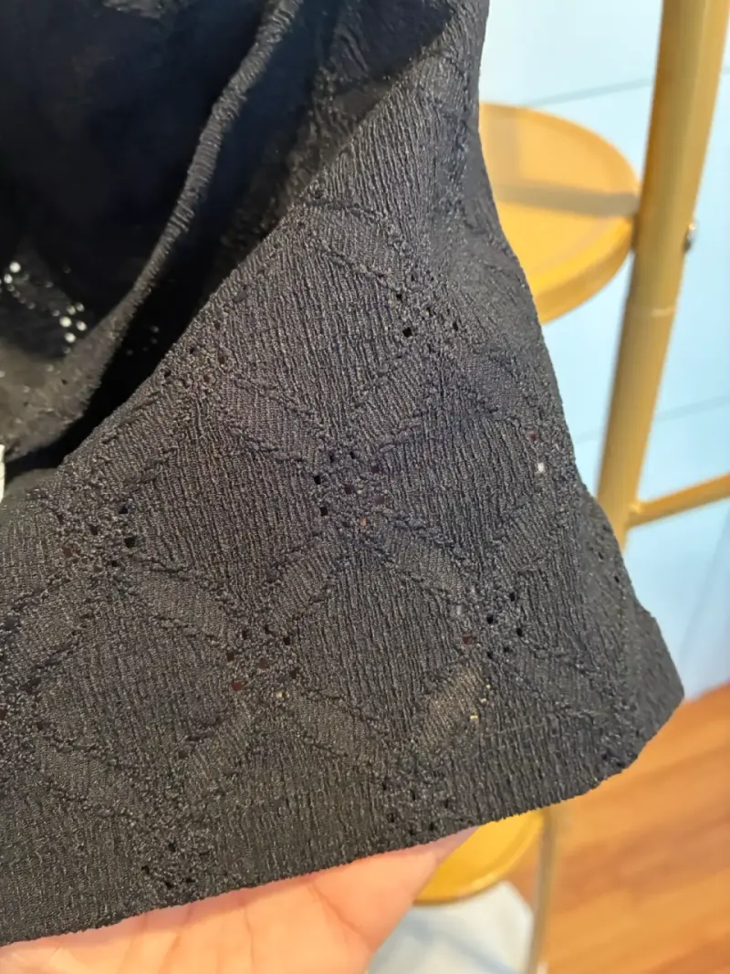 Top negro cuello halter y sin espalda - 6