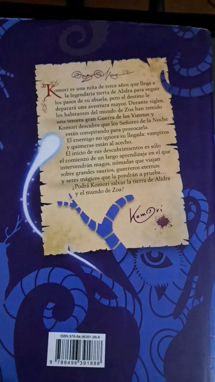 Libro El Mundo de Komori: La Tierra de Alidra - 3