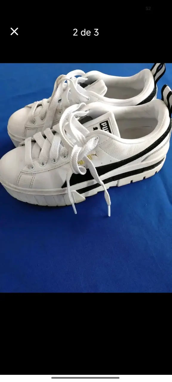 Zapatillas deportivas blancas Puma para mujer - 1