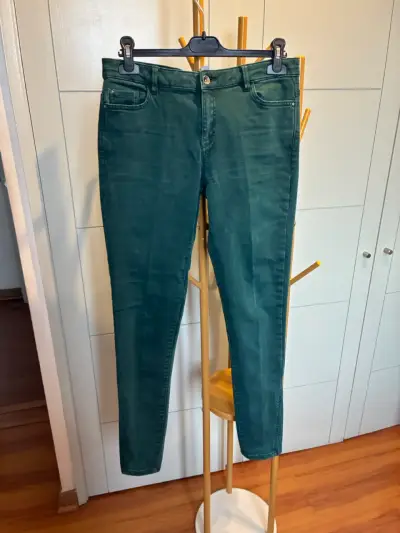 Jeans verdes Esprit para mujer - miniatura 1