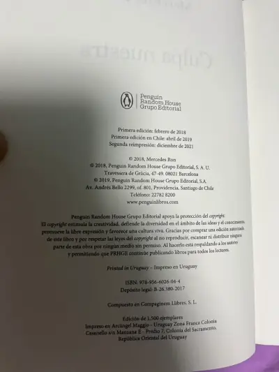 Culpa Nuestra' - Mercedes Ron - miniatura 4