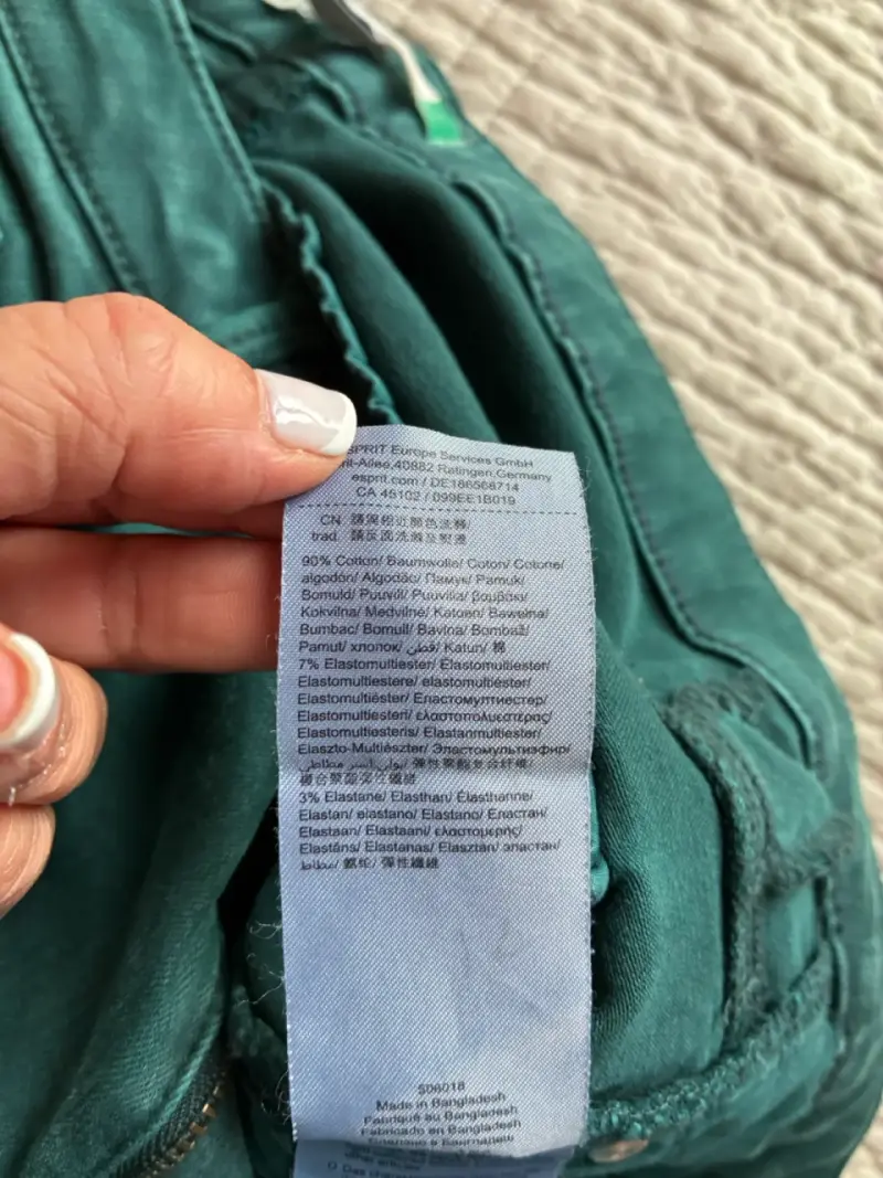 Jeans verdes Esprit para mujer - 5