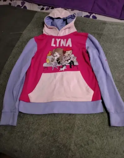 Polerón con capucha Lyna para niños - miniatura 1