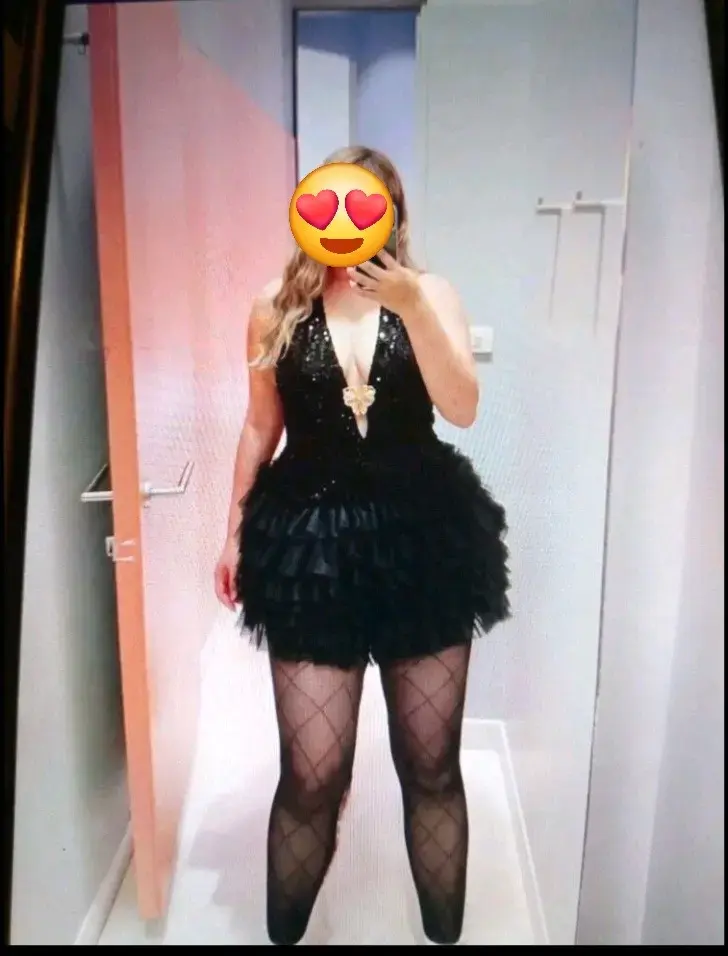 Vestido de fiesta negro con lentejuelas - 2