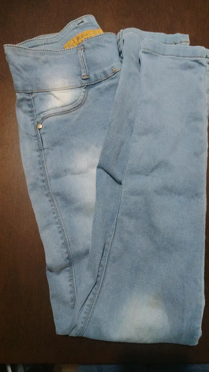 Jeans de mezclilla azul claro mujer