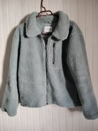 Chaqueta de lana gris Cherokee con cierre - miniatura 1