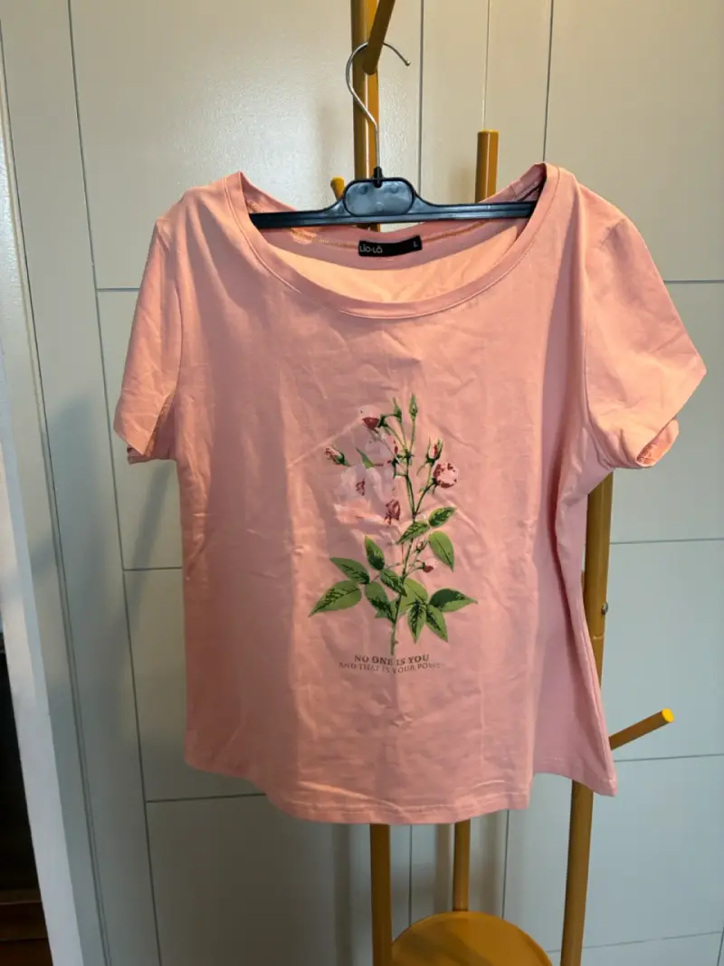 Polera algodon con diseño floral Lio-La talla L - 1