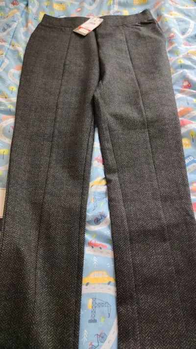 Pantalones de mezclilla y tela para mujer - miniatura 2