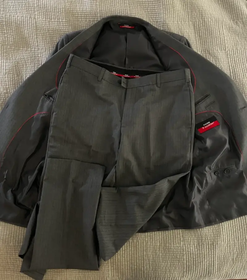 Traje formal gris Pierre D'Agostiny para hombre - 4