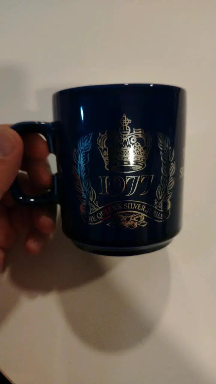 Taza conmemorativa The Queen's Silver Jubilee 1977 - 1