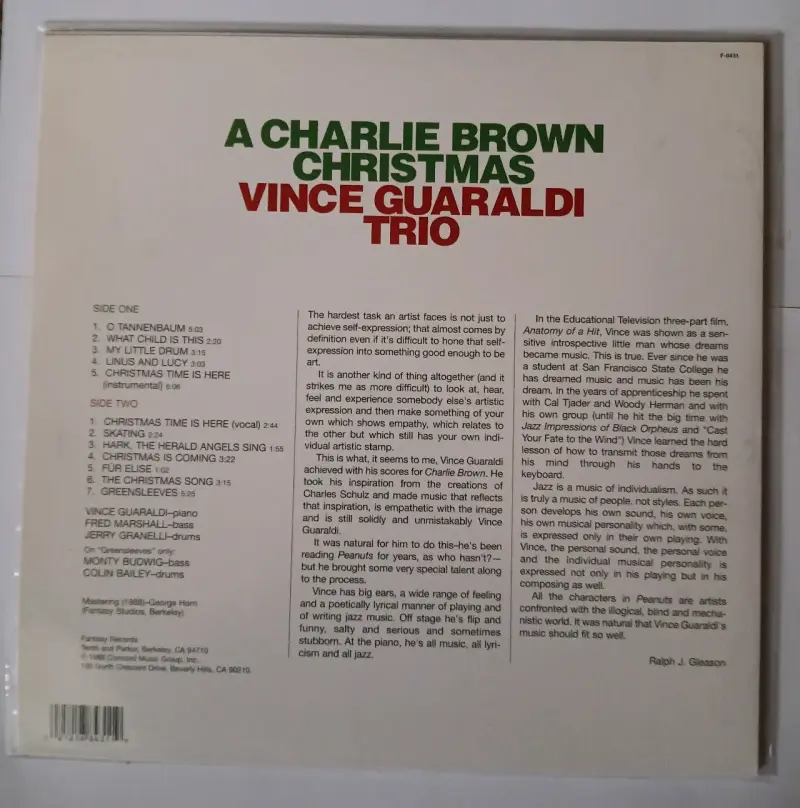 Vinilo A Charlie Brown Christmas Vince Guaraldi Trio - 2