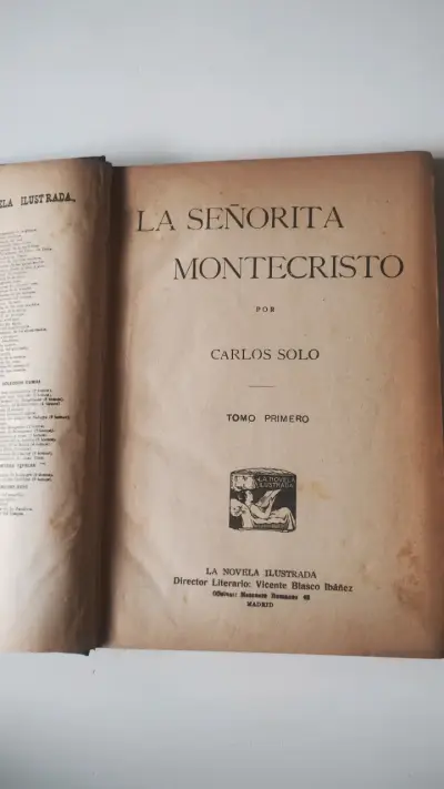 Libro antiguo 'La Señorita de Monte Cristo' por Carlos Solo - miniatura 4