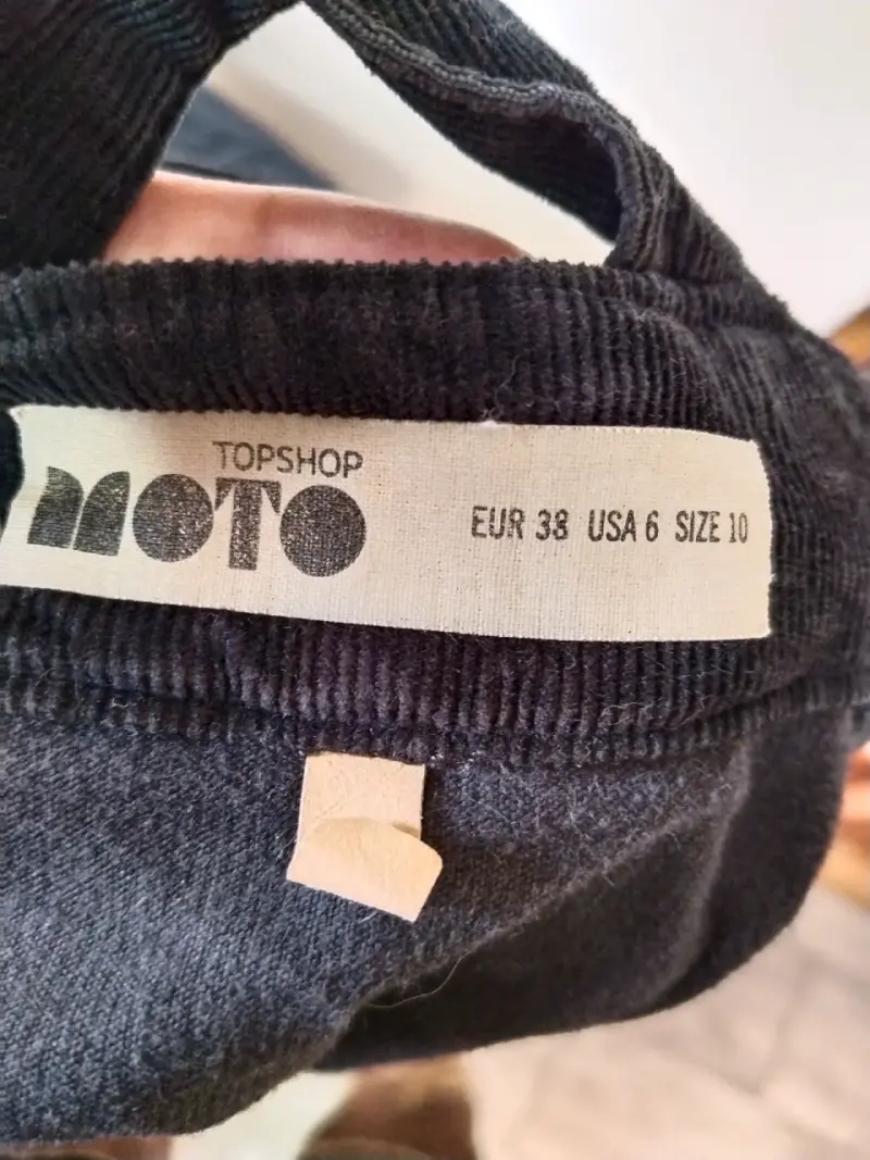 Jardinera negro Topshop talla 38 - 4